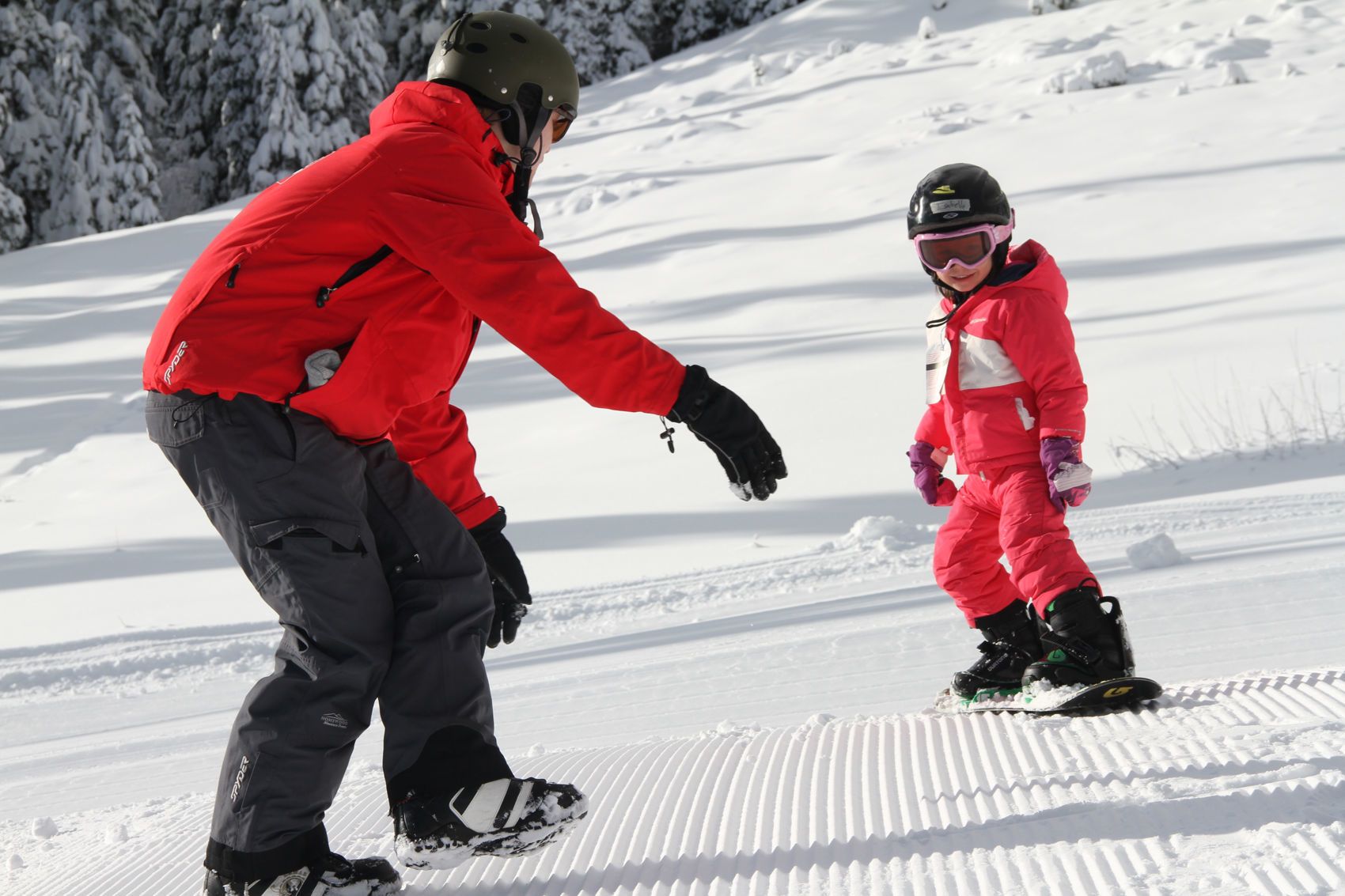 Children Snowboard Lesson